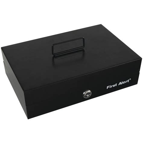 first alert 3026f deluxe steel cash box|First Alert 3026F Deluxe Cash Box with Money Tray .